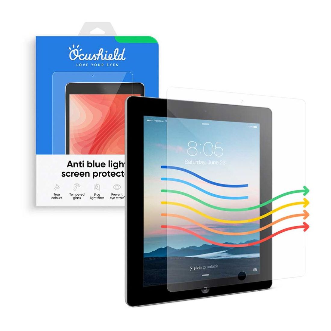 Ocushield Anti Blue Light Screen Protector for iPad Pro 10.5-Inch
