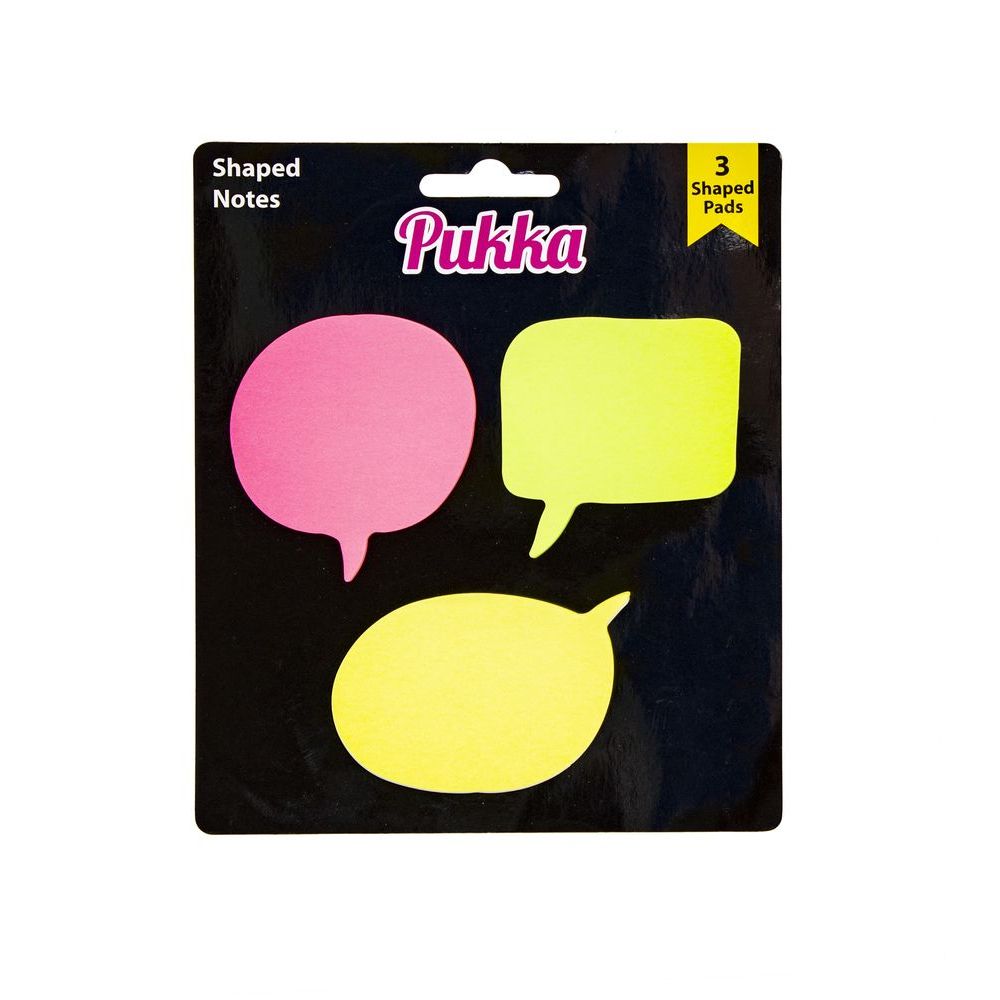 Pukka Pads Shaped Speech Bubble Pukka Notes