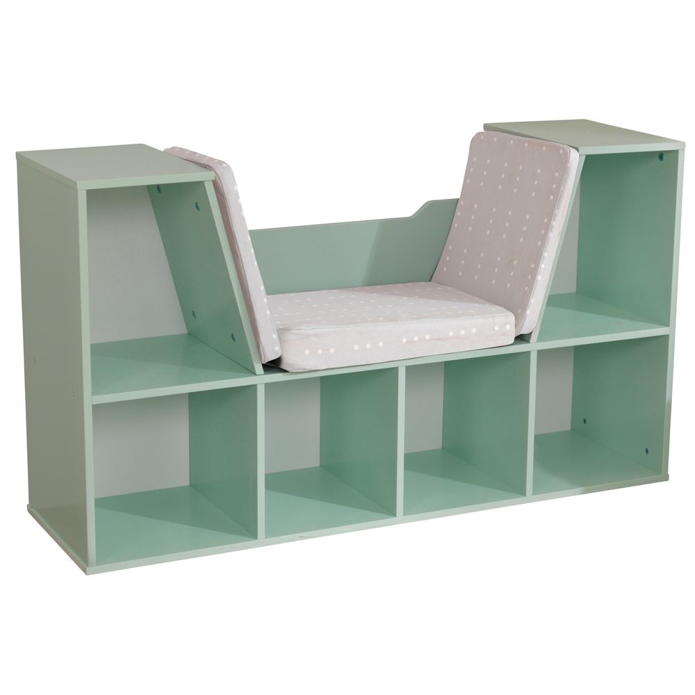 Kidkraft Bookcase With Reading Nook - Mint