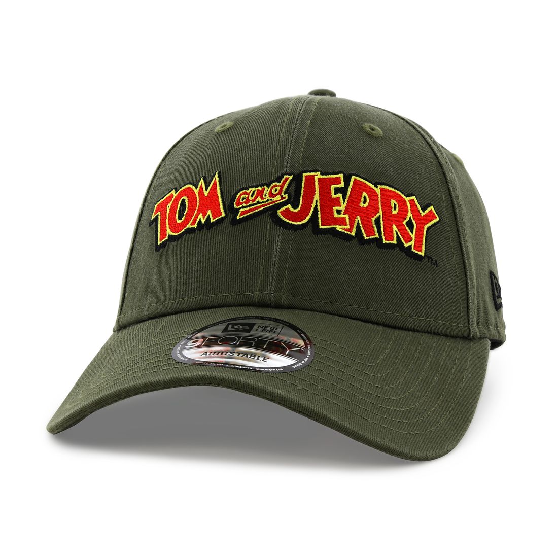 قبعة توم آند جيري للرجال من نيو إيرا لون أخضر