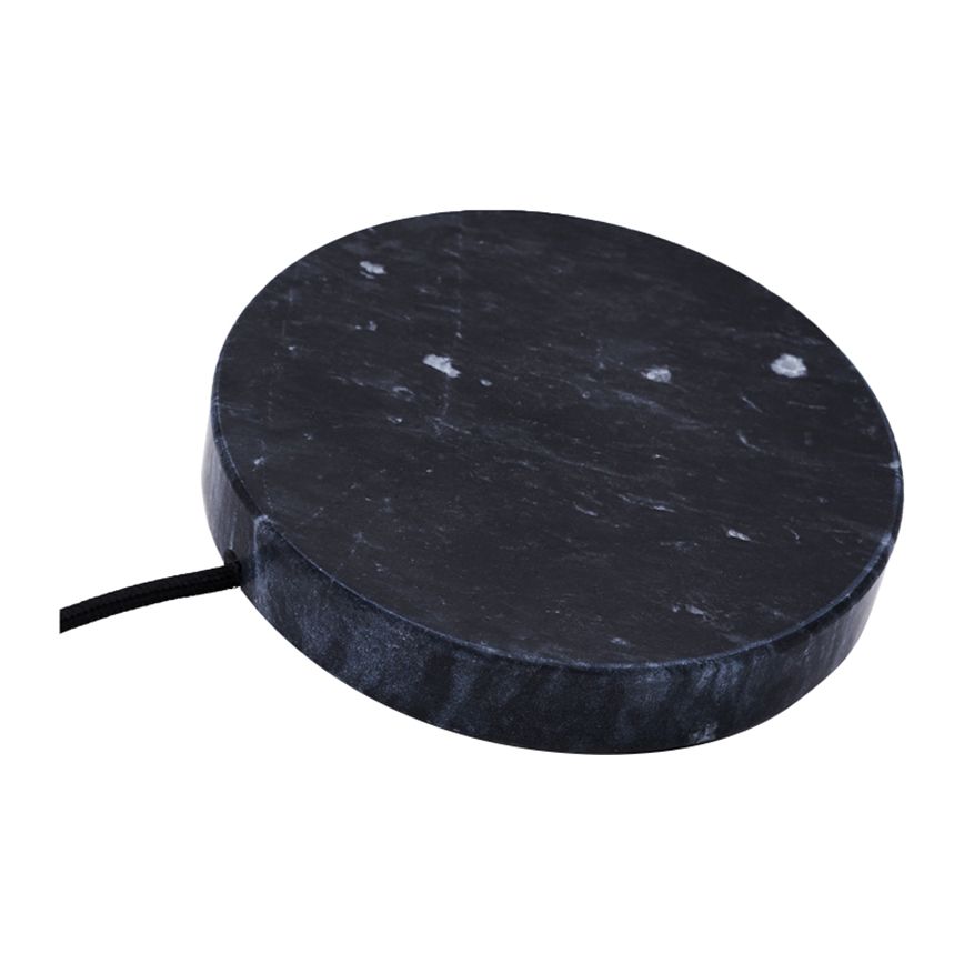 شاحن لاسلكي ستون على شكل حجر الرخام الأسود من ايجترونك