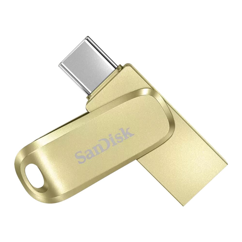 Sandisk Ultra Dual Drive USB Type-C C4 Flash Drive 128GB - Luxe Gold