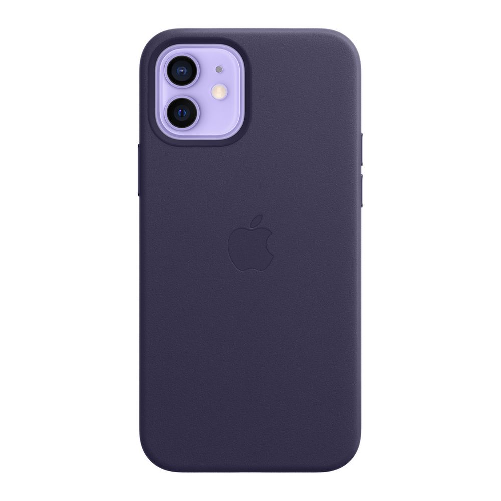 Apple Leather Case with MagSafe Deep Violet for iPhone 12 Pro/12