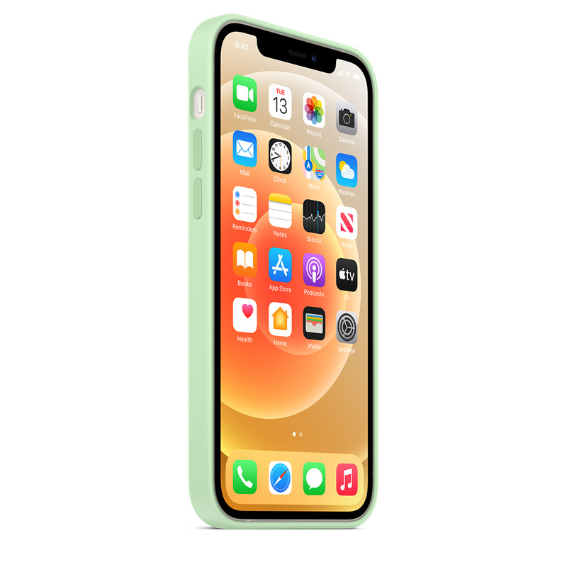 Apple Silicone Case with MagSafe Pistachio for iPhone 12 Pro/12