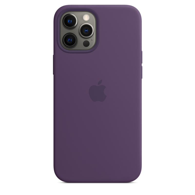 Apple Silicone Case with MagSafe Amethyst for iPhone 12 Pro Max