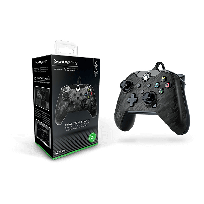 PDP Wired Controller Black Camo for Xbox Series X