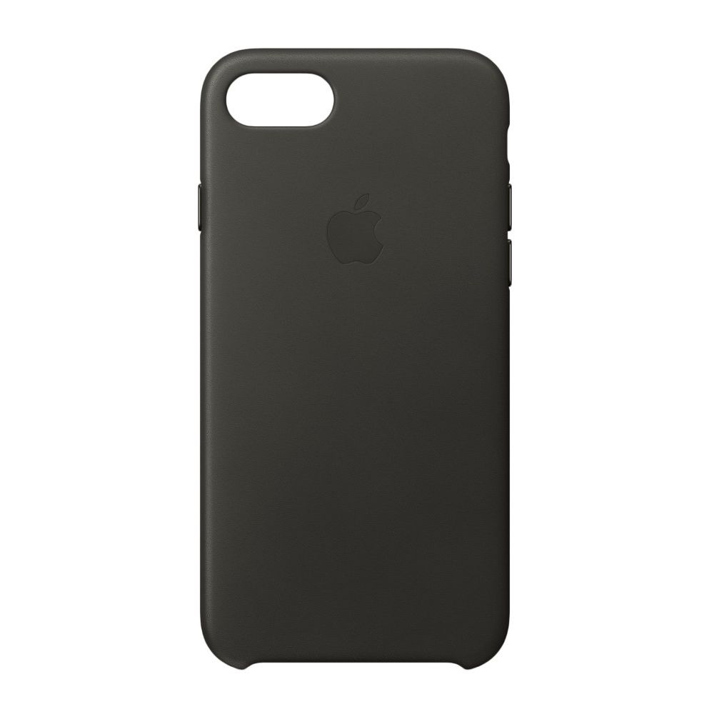 Apple Leather Case Charcoal?Grey for iPhone 8/7