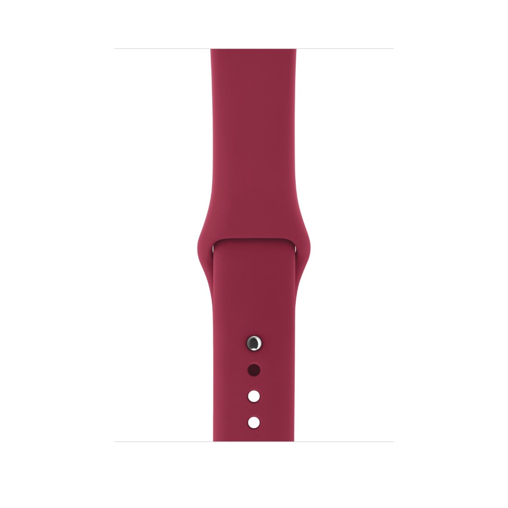 Apple Rose Red Sport Band S/M & M/L for Apple Watch 42mm (Compatible with Apple Watch 42/44/45mm)