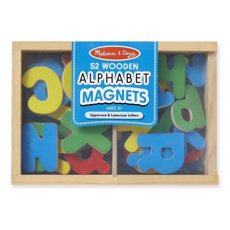 Melissa & Doug Magnetic Wooden Alphabet