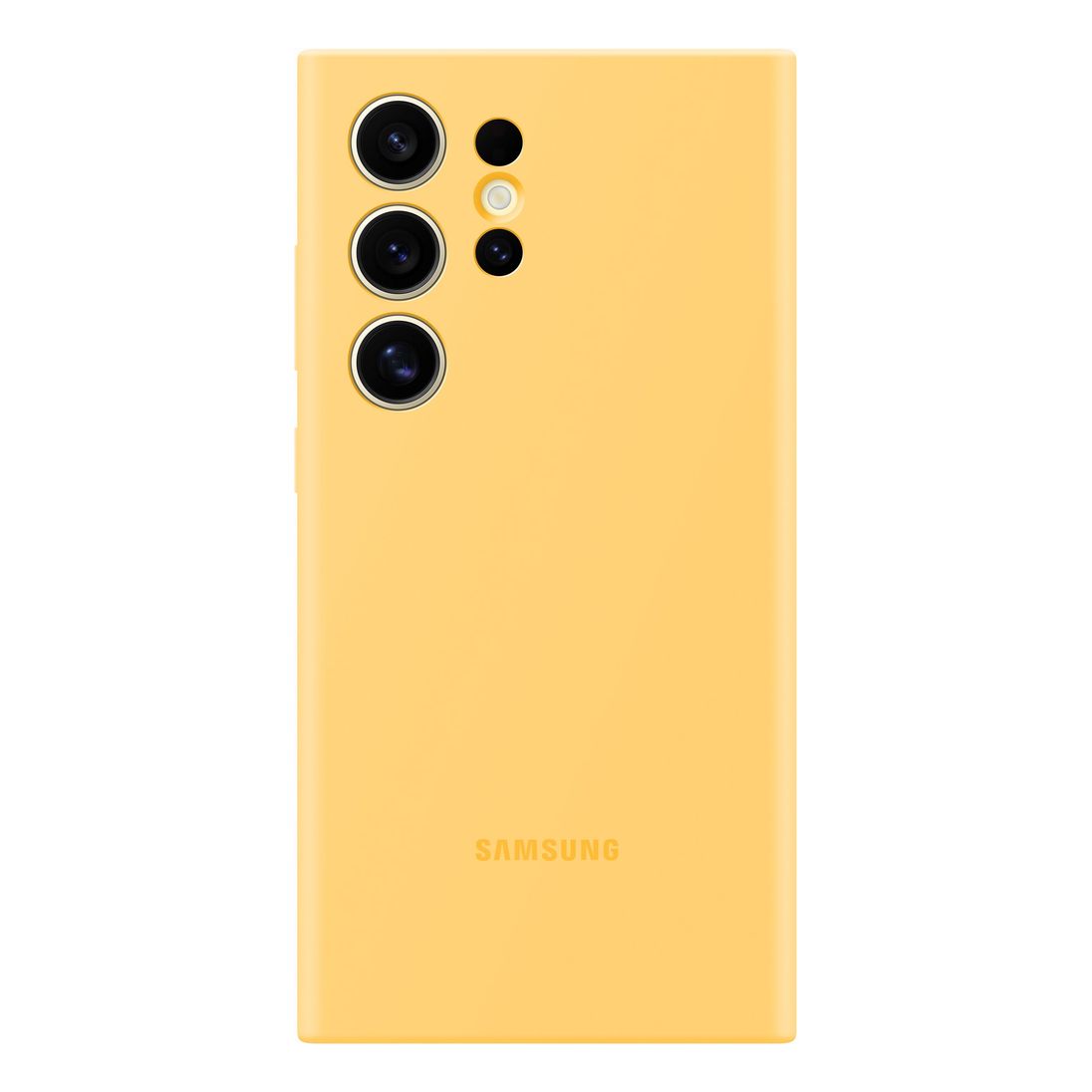 Samsung Galaxy S24 Ultra Silicone Case - Yellow