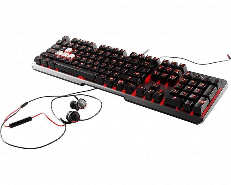 MSI Vigor GK60 Gaming Keyboard Red