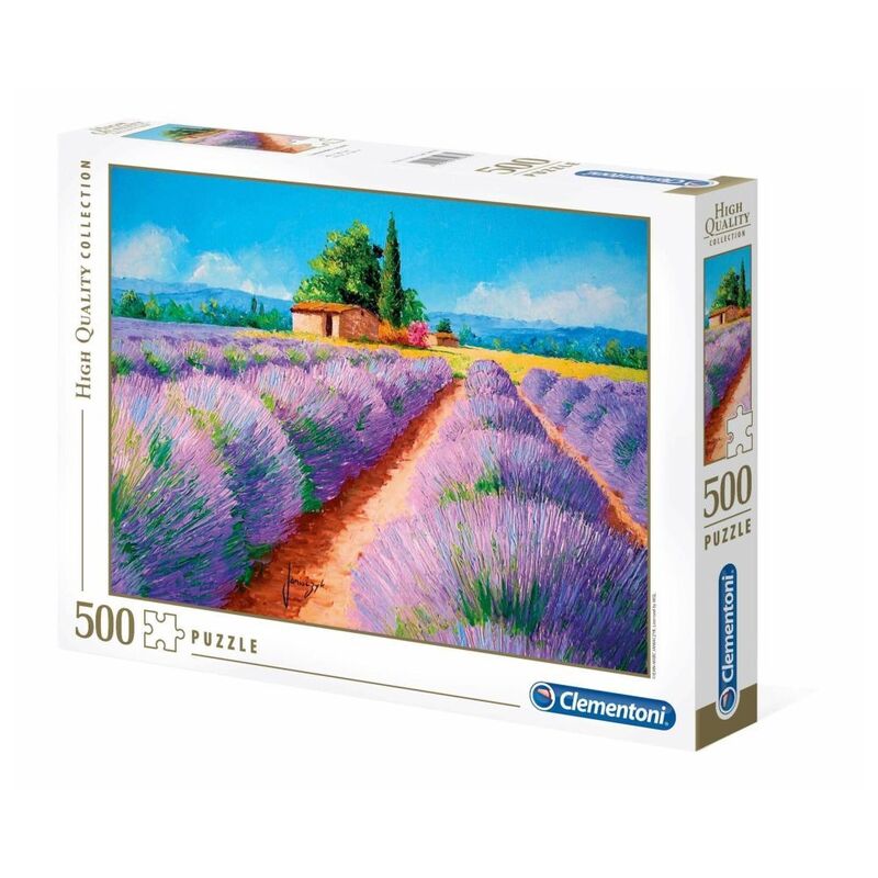 Clementoni High-Quality Collection Lavender Scent 500 Pcs Jigsaw Puzzle