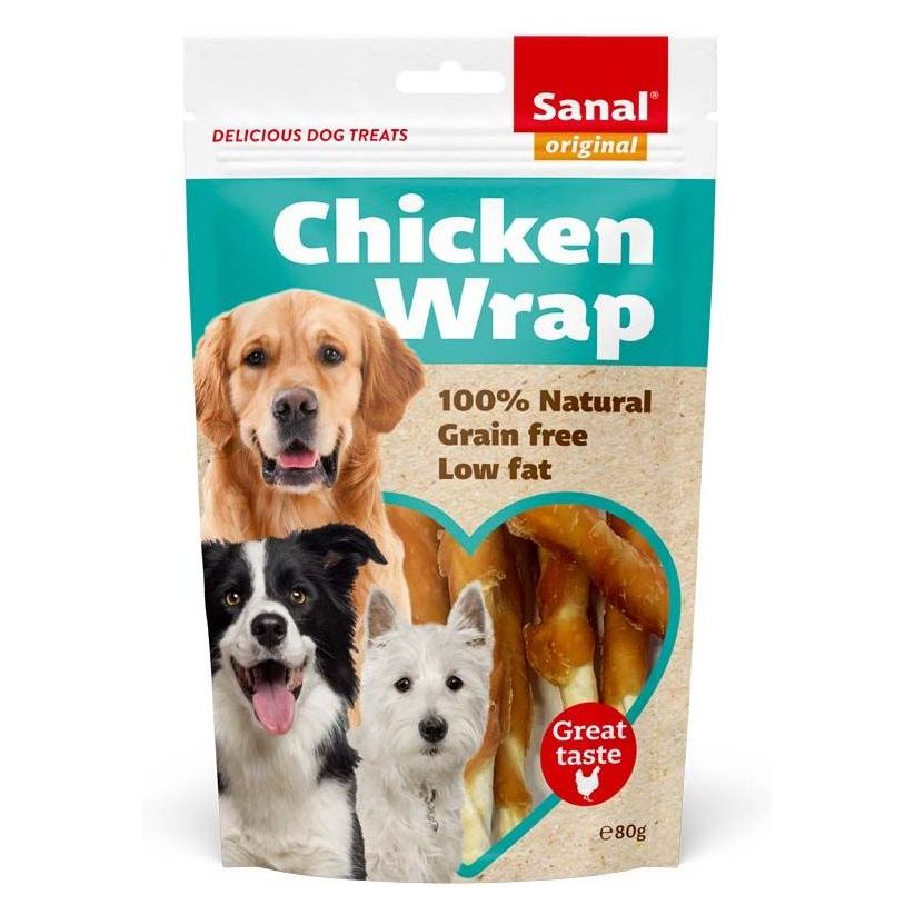 Sanal Dog Chicken Wrap 80g