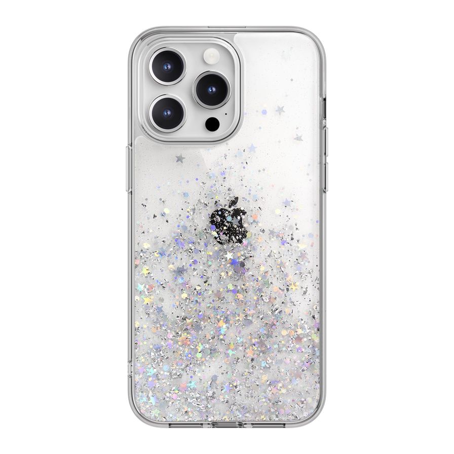 Switcheasy Starfield Sparkling Glitter Resin Case For iPhone 15 Pro Max - Transparent