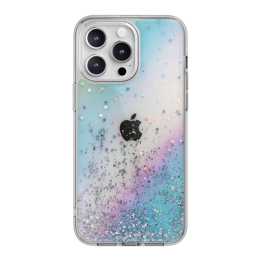 Switcheasy Starfield Sparkling Glitter Resin Case For iPhone 15 Pro Max- Galaxy