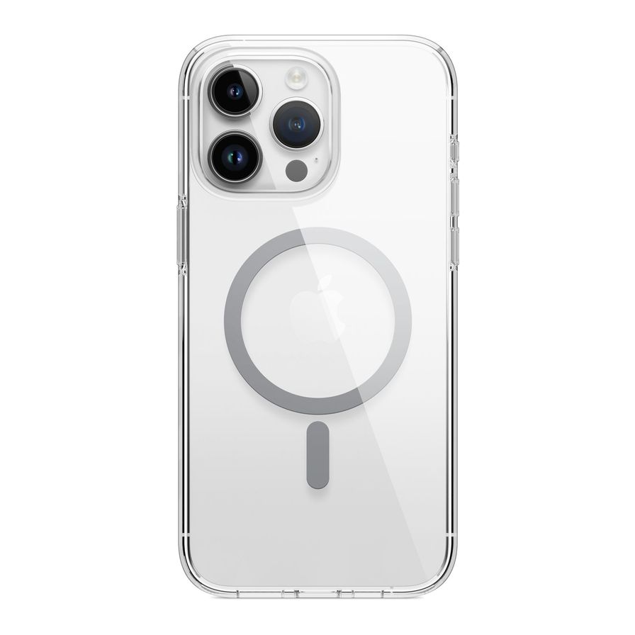 Elago MagSafe Hybrid Clear Case For iPhone 15 Pro Max - Medium Grey
