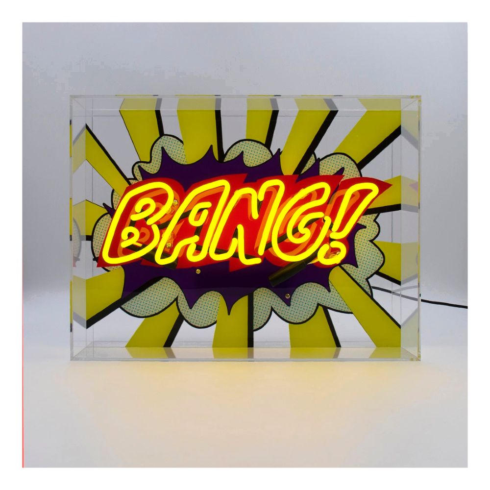 Locomocean Large Acrylic Box Neon - Bang Lighting Piece