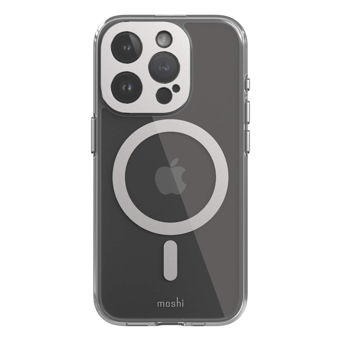 Moshi iGlaze Case for iPhone 15 Pro With MagSafe - Silver
