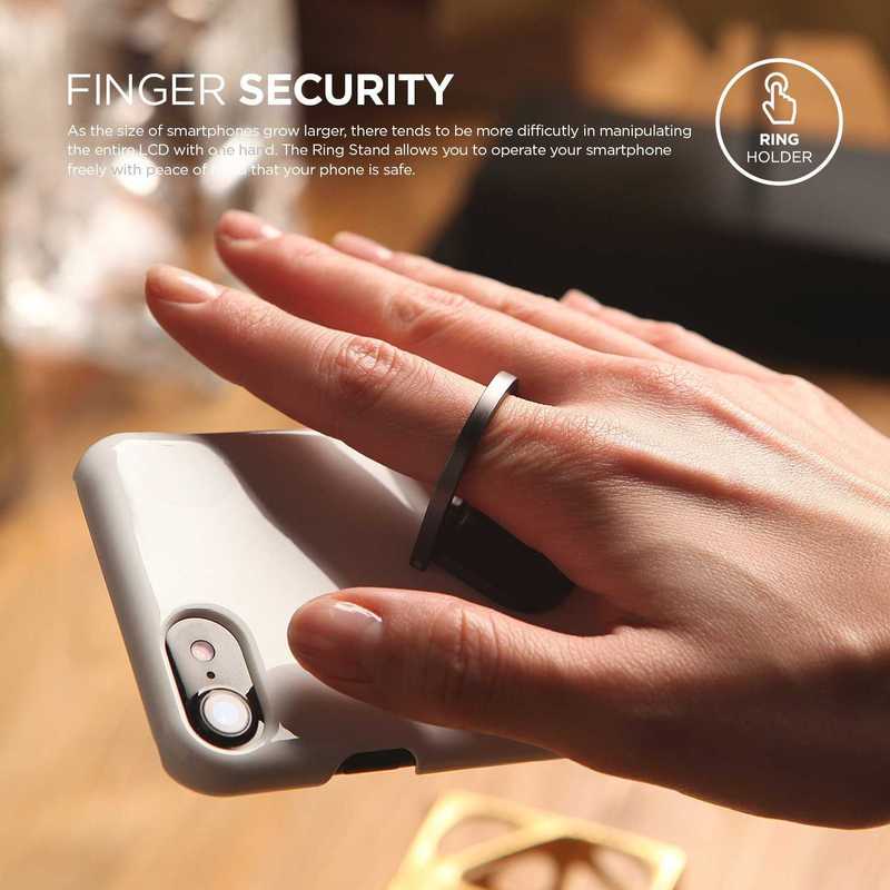 Elago Ring Holder Dark Grey for Smartphones