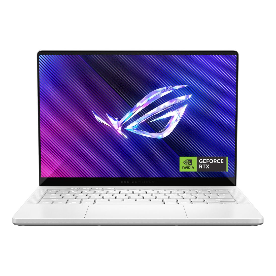 ASUS ROG Zephyrus G14 Gaming Laptop - GA403UI-OLED7WPW - AMD Hawk Point R7-8845HS/16GB RAM/1TB SSD/NVIDIA GeForce RTX 4070 8GB/14-inch 3K OLED 2880x1800/120Hz/Windows 11 Pro - Platinum White
