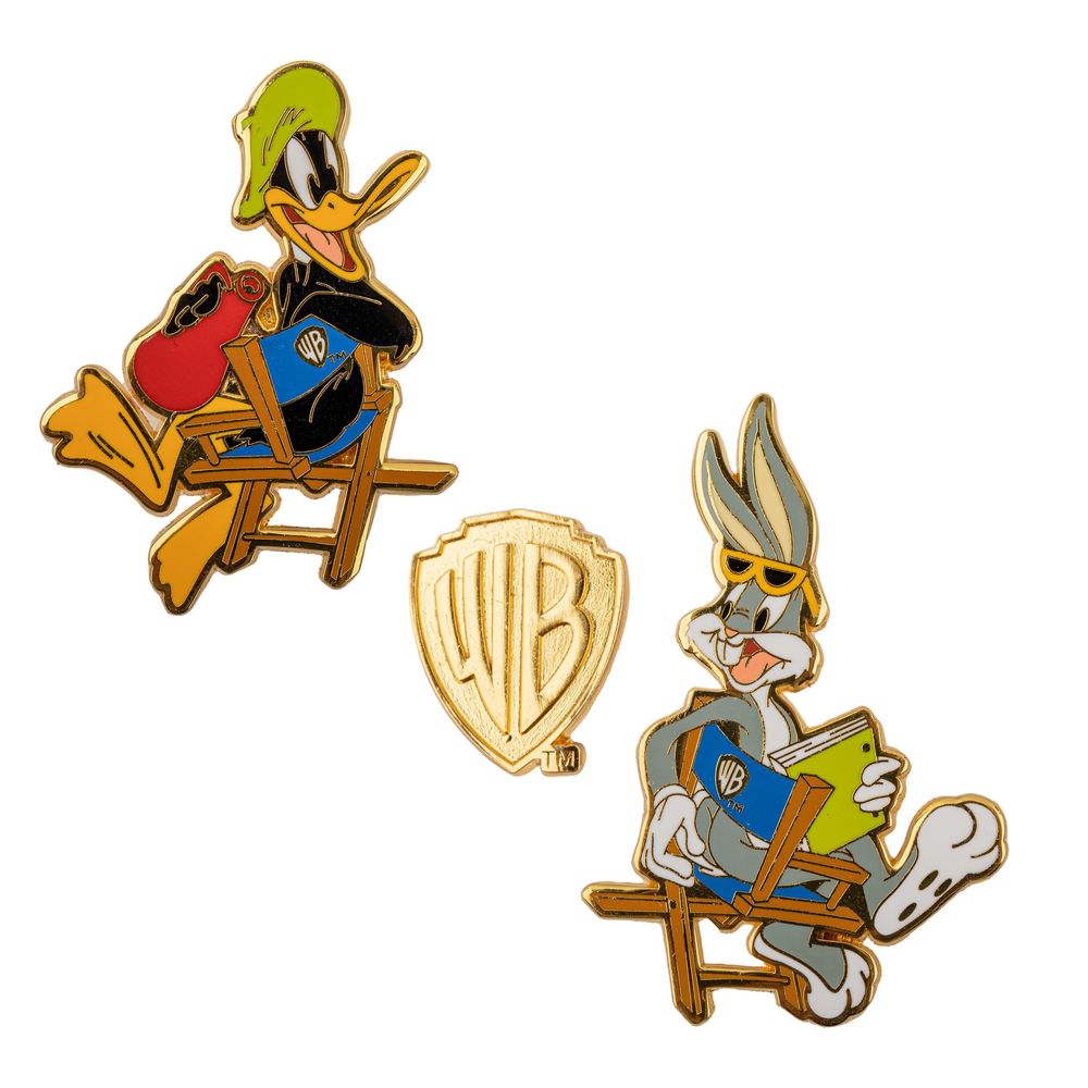 Cinereplicas Bugs Bunny And Daffy Duck at WB Studio Pin Badge  (Set Of 3)