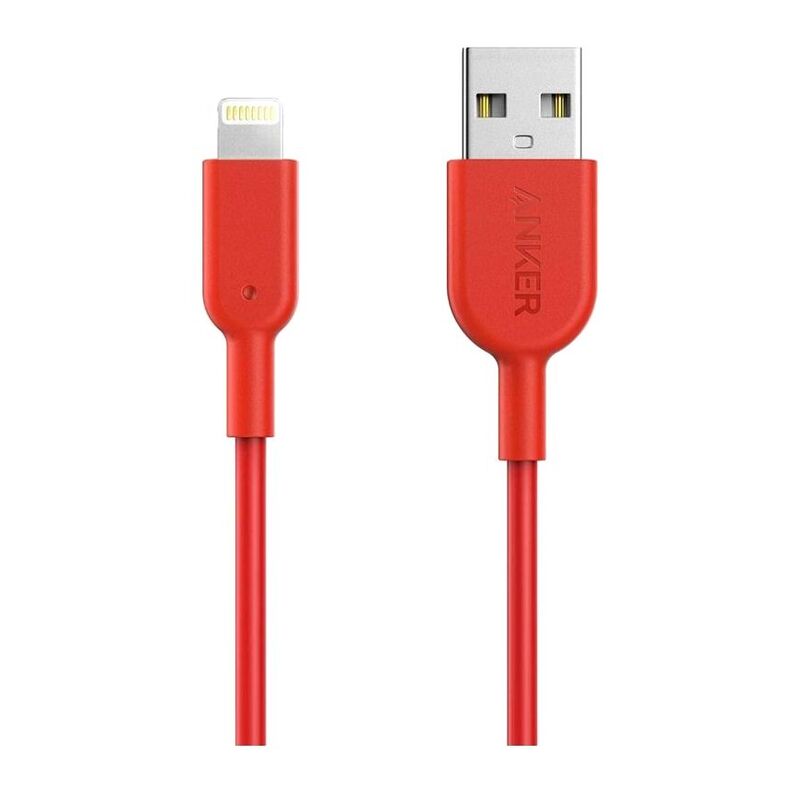 Anker Powerline II Lightning Cable 0.9M Red