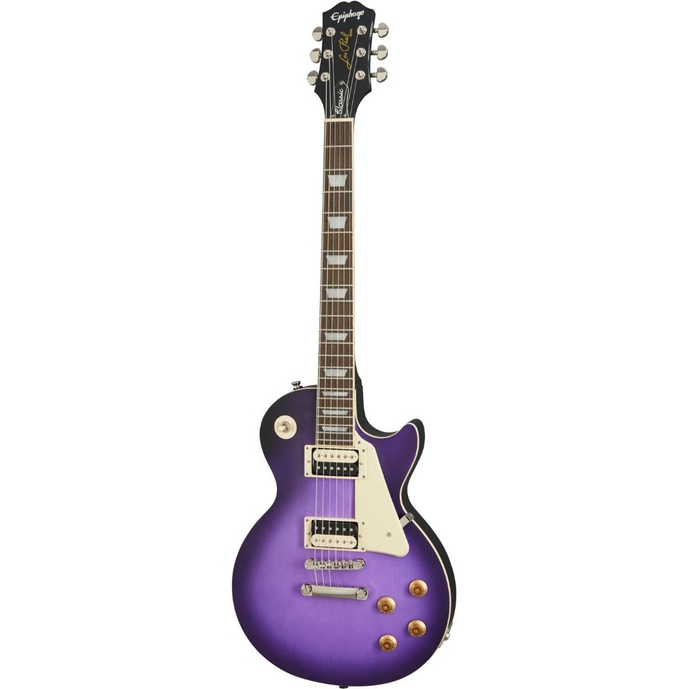 Epiphone ENLPCWVPNH1 Les Paul Classic Worn Solidbody Electric Guitar - Worn Purple