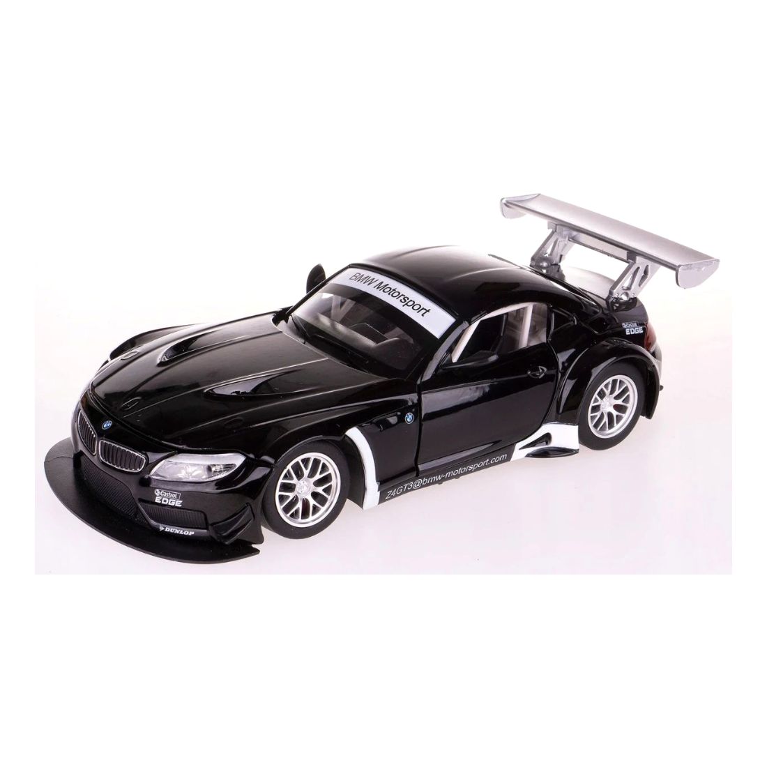 Metal Speed Zone BMW Z4 GT3 1.24 Scale Die Cast Model Car - Black