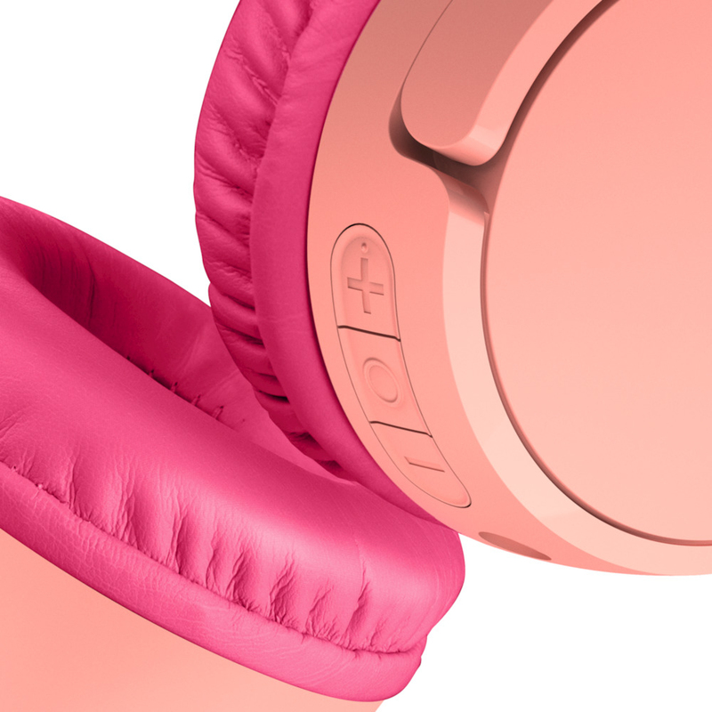 Belkin SOUNDFORM Mini Kids On-Ear Wireless Headphones Pink