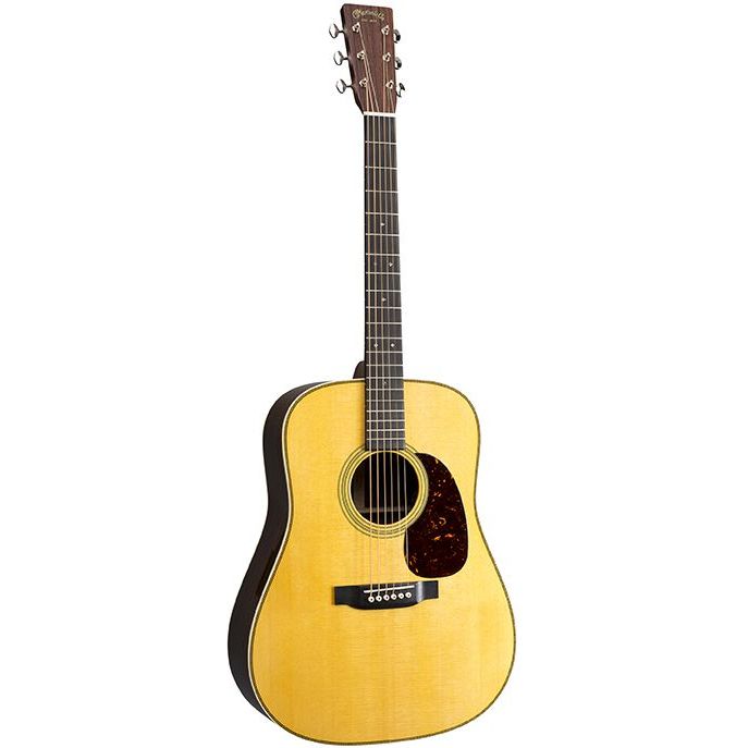 Martin Guitar HD28E Dreadnought Acoustic-Electric Guitar With Fishman Electronics - Natural - Includes Martin Hardshell Case