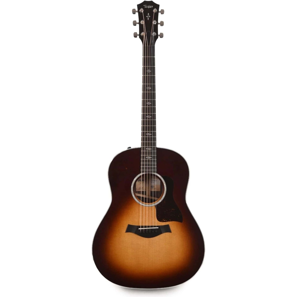 Taylor 417e-R-TSB Grand Pacific Spruce/Rosewood Acoustic-Electric Guitar - Tobacco Sunburst - Includes Taylor Deluxe Hardshell Brown