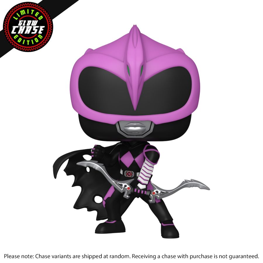 Funko Pop! Television Mighty Morphin Power Rangers 30th Rangers Slayer Glows In The Dark 3.75-Inch Vinyl Figure - FU73960 (*with chase)