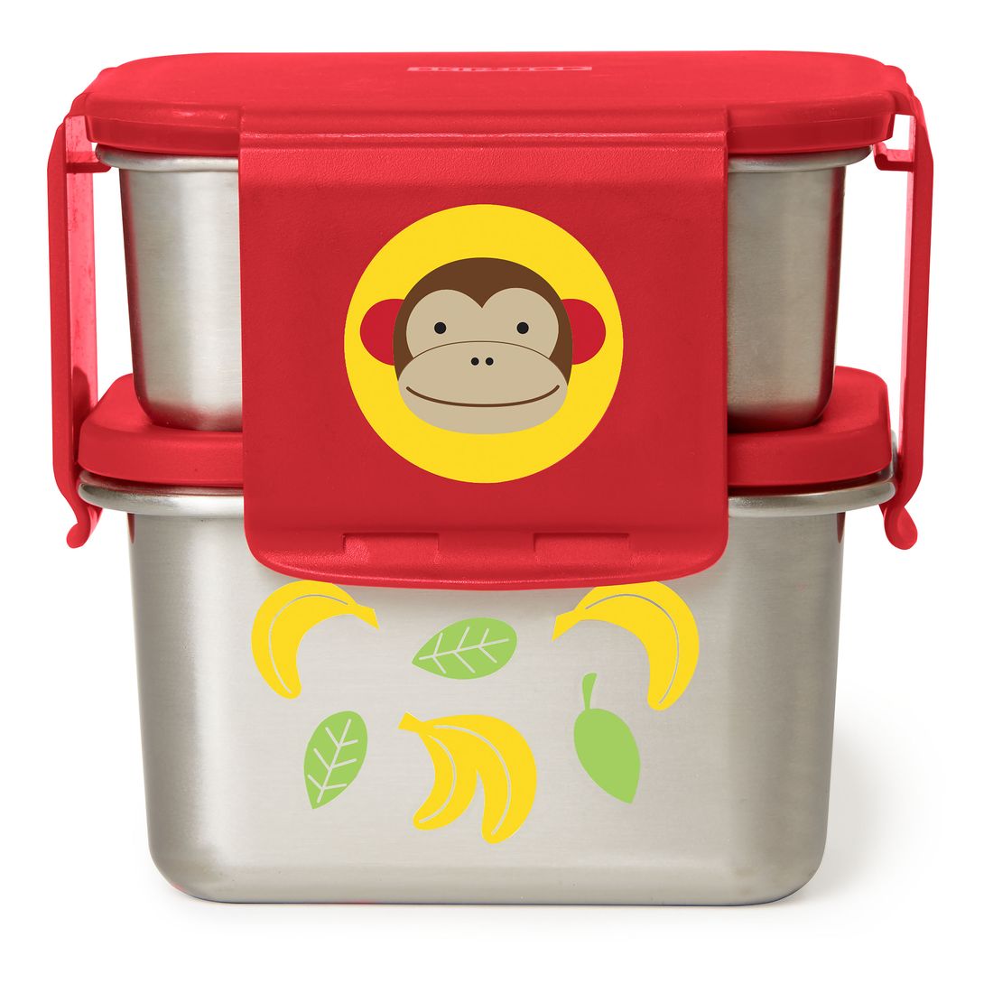 Skip Hop Zoo Stainless Steel Lunch Kit Monkey