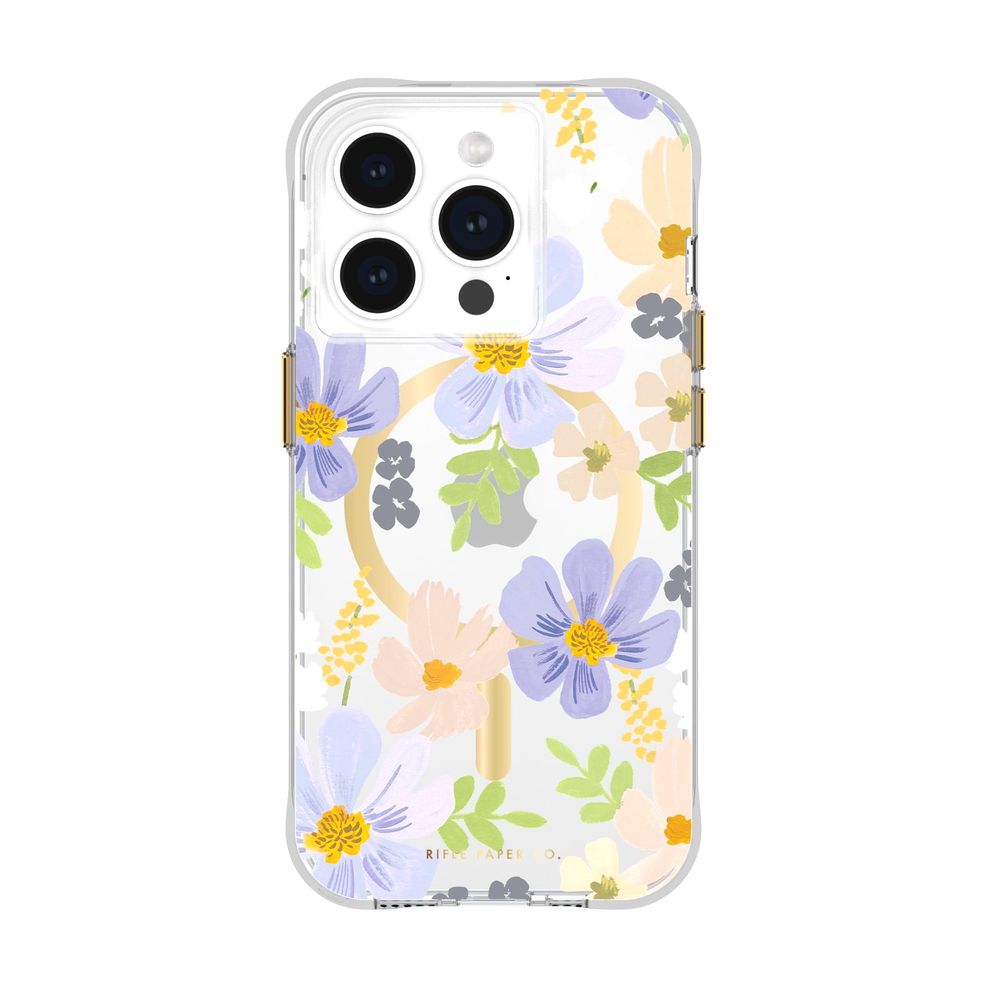 Rifle Paper iPhone 15 Pro Pastel Marguerite with MagSafe Case