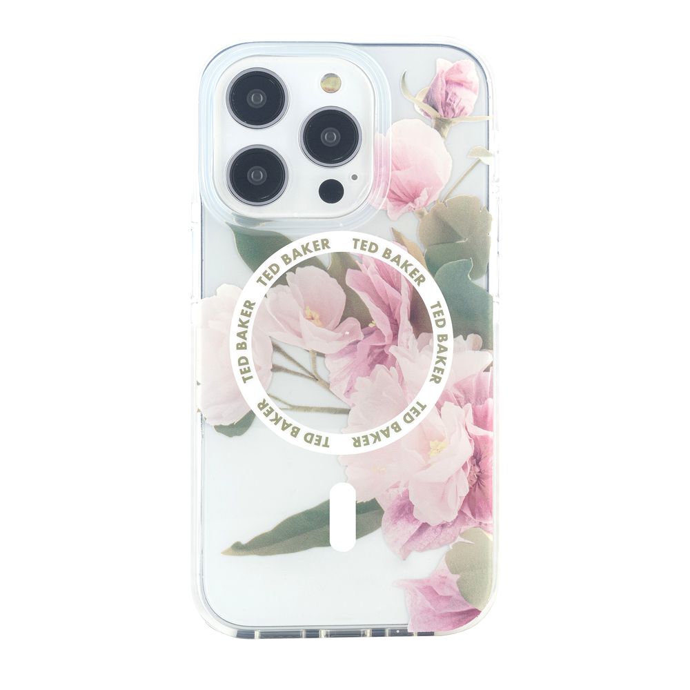 Ted Baker iPhone 15 Pro Max Antishock/ MagSafe Case - Flower Placement