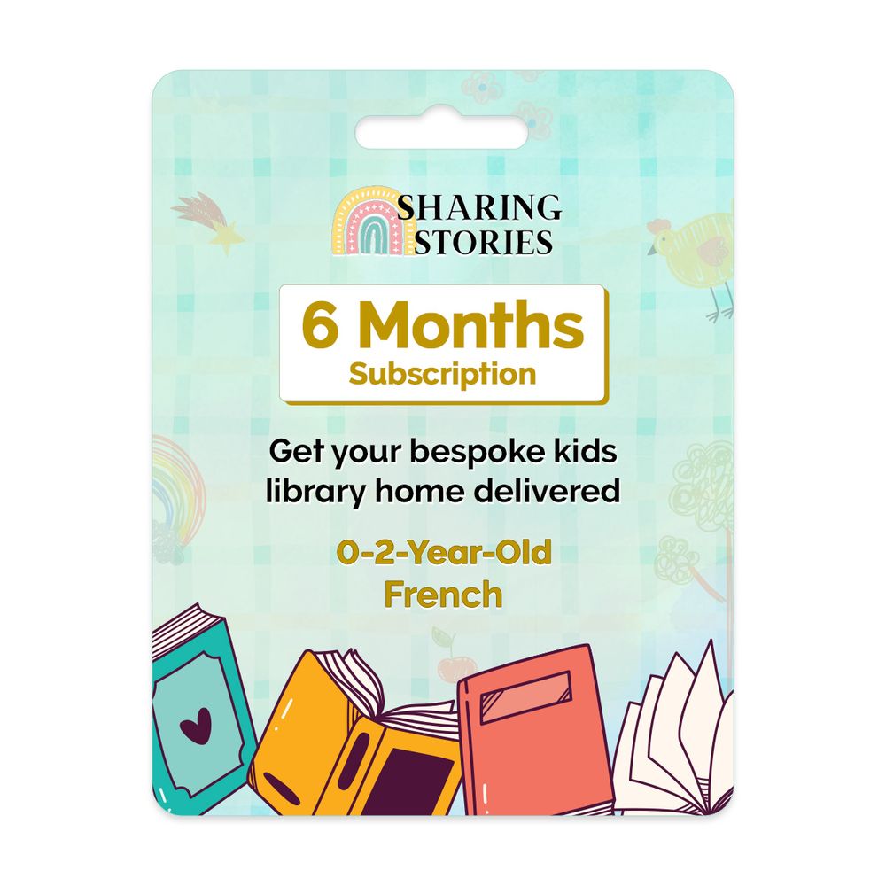 Sharing Stories - 6 Months Kids Books Subscription - French (0 to 2 Years)