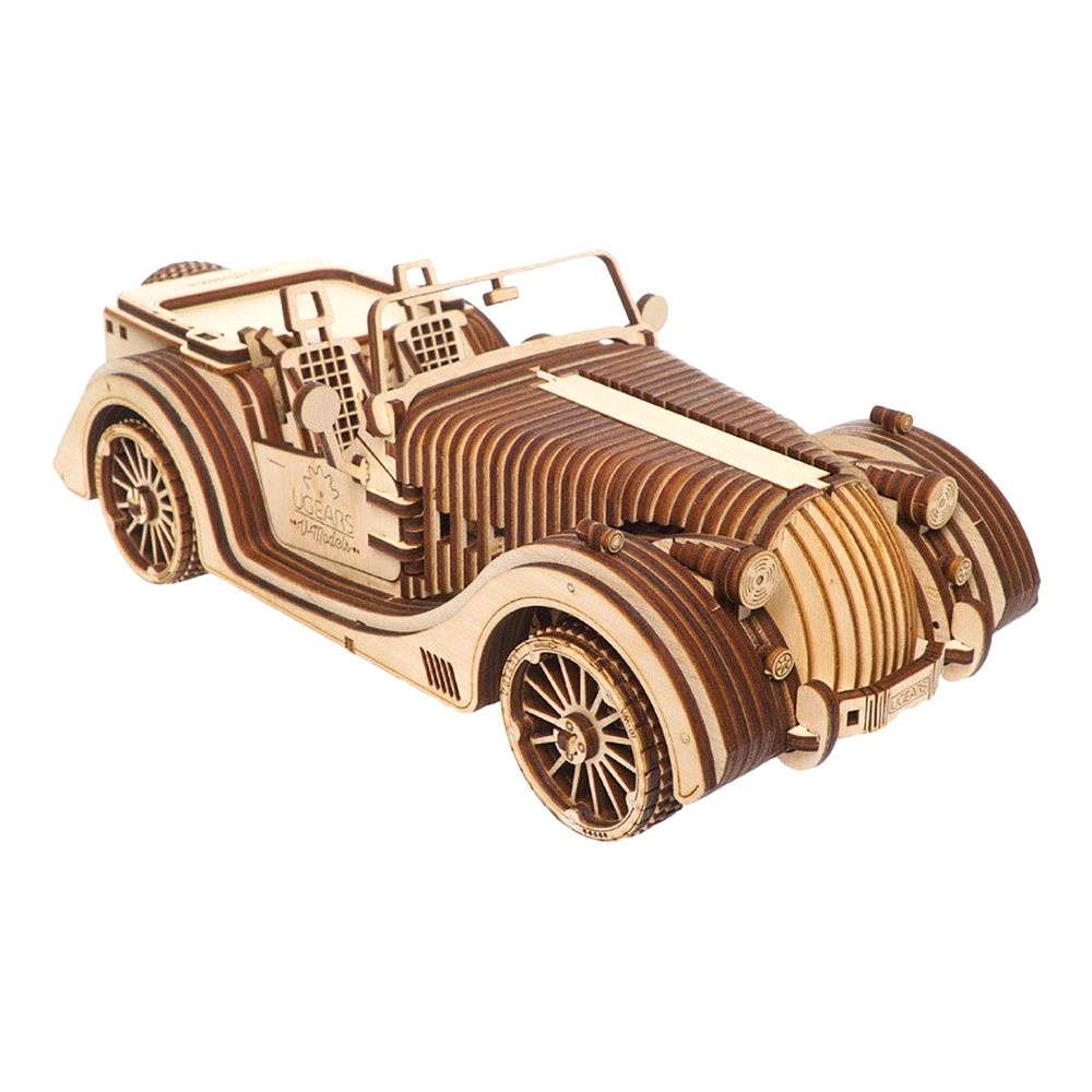 U-Gears Mechanical Models Roadster Model 3D Wooden Puzzle