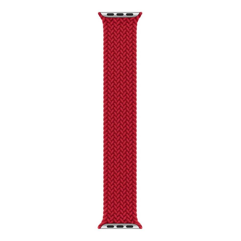 HYPHEN Oxnard Braided Apple Watch Band 38-40mm Medium Red (Compatible with Apple Watch 38/40/41mm)