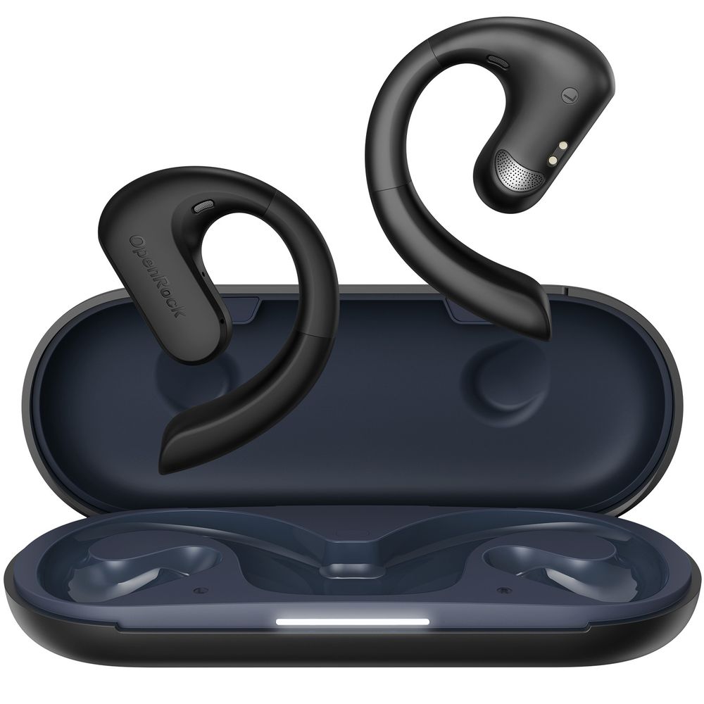 OpenRock S Open-Ear Air Conduction Sport Earbuds - Black