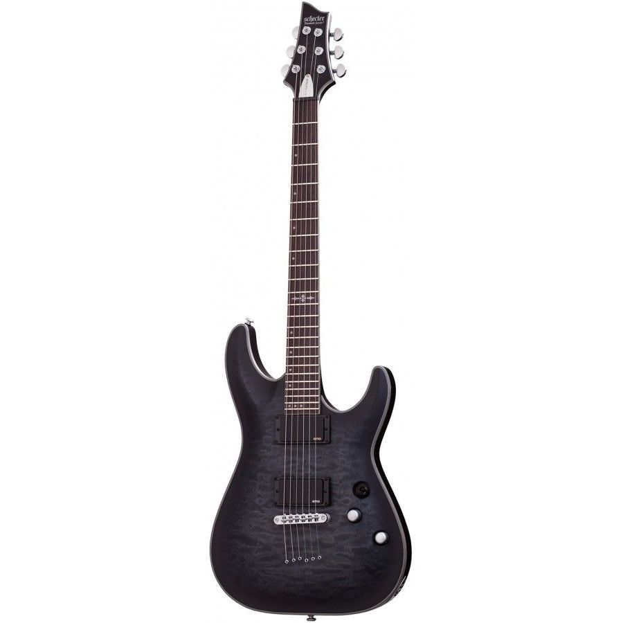 Schecter 790-SHC C-1 Platinum 6-String Electric Guitar - See Thru Black Satin