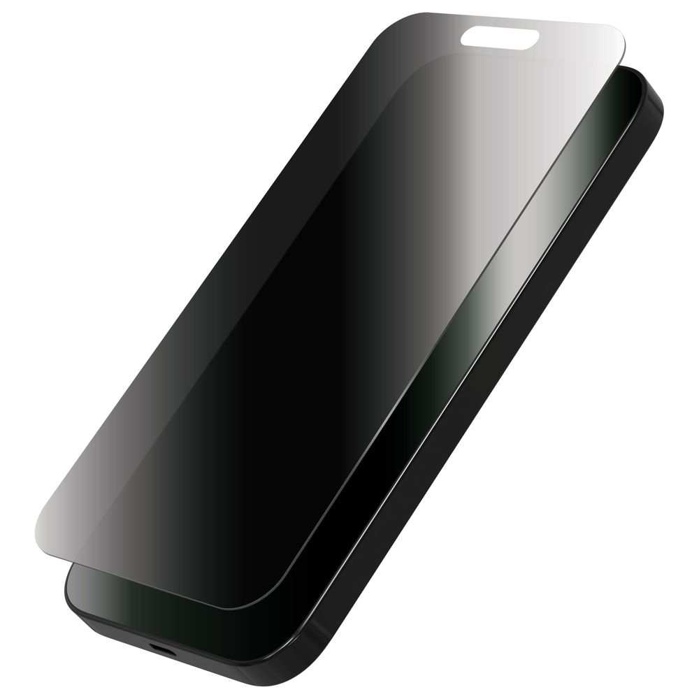 ZAGG InvisibleShield Glass Elite Privacy Screen Protector for iPhone 15 Pro