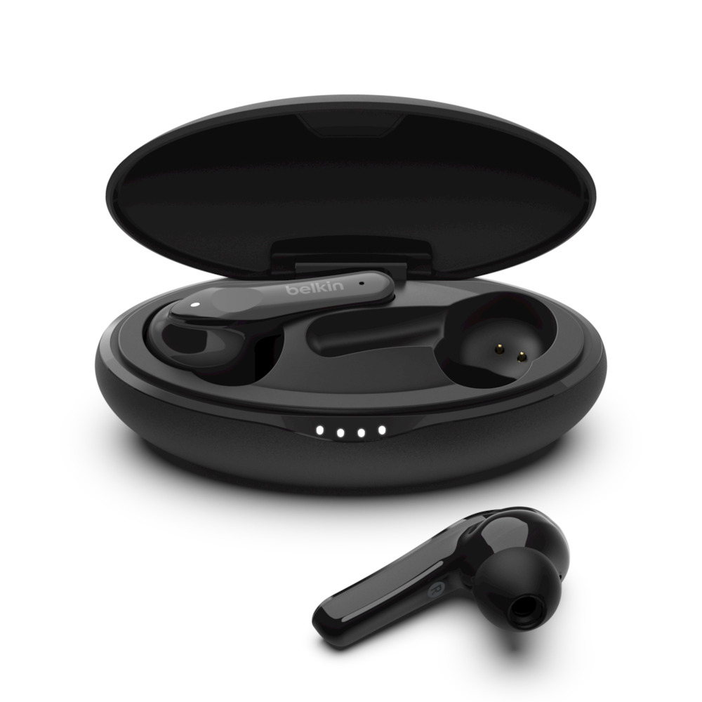 Belkin Soundform Move True Wireless Earbuds With Charging Case Black
