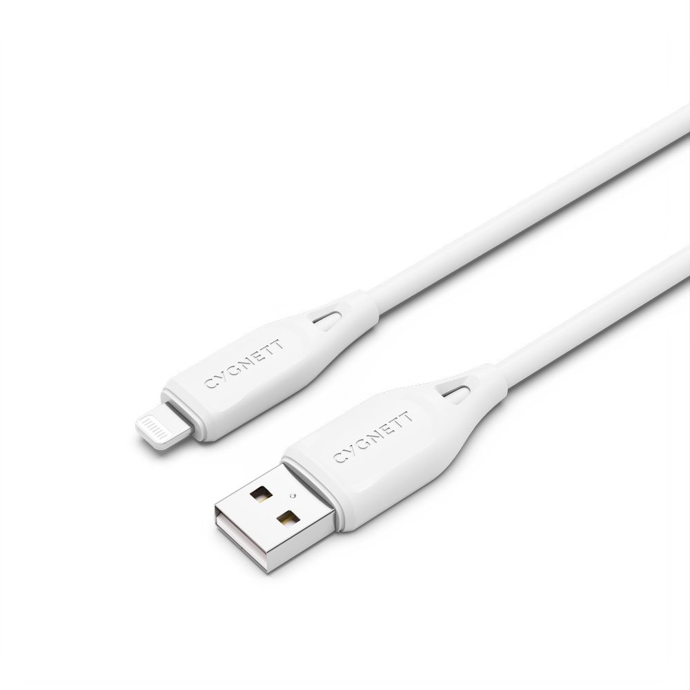 Cygnett Essentials Lightning To USB-A Cable 1m - White