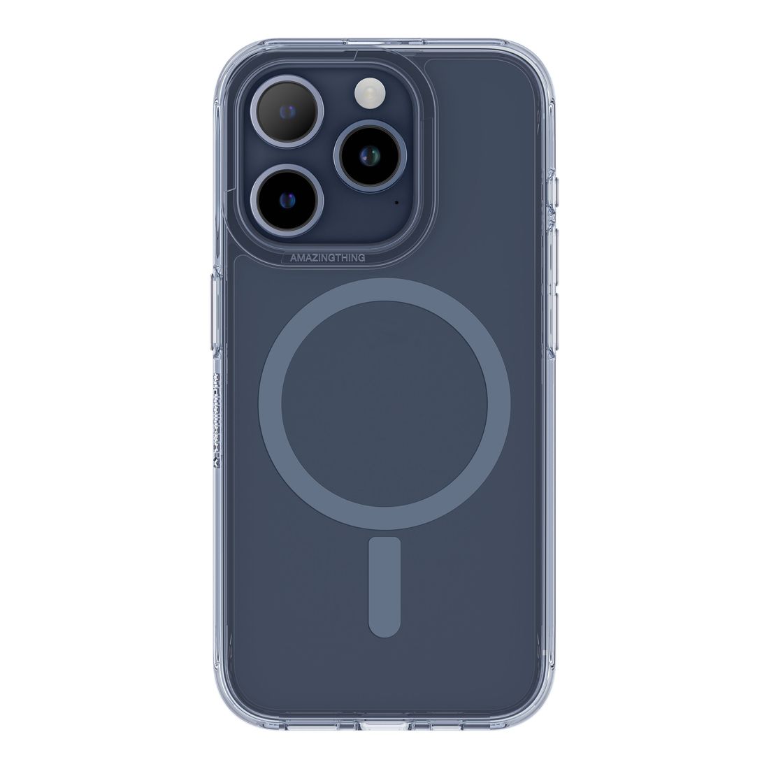 AmazingThing Minimal MagSafe Drop Proof Case for iPhone 15 Pro Max - Dark Blue