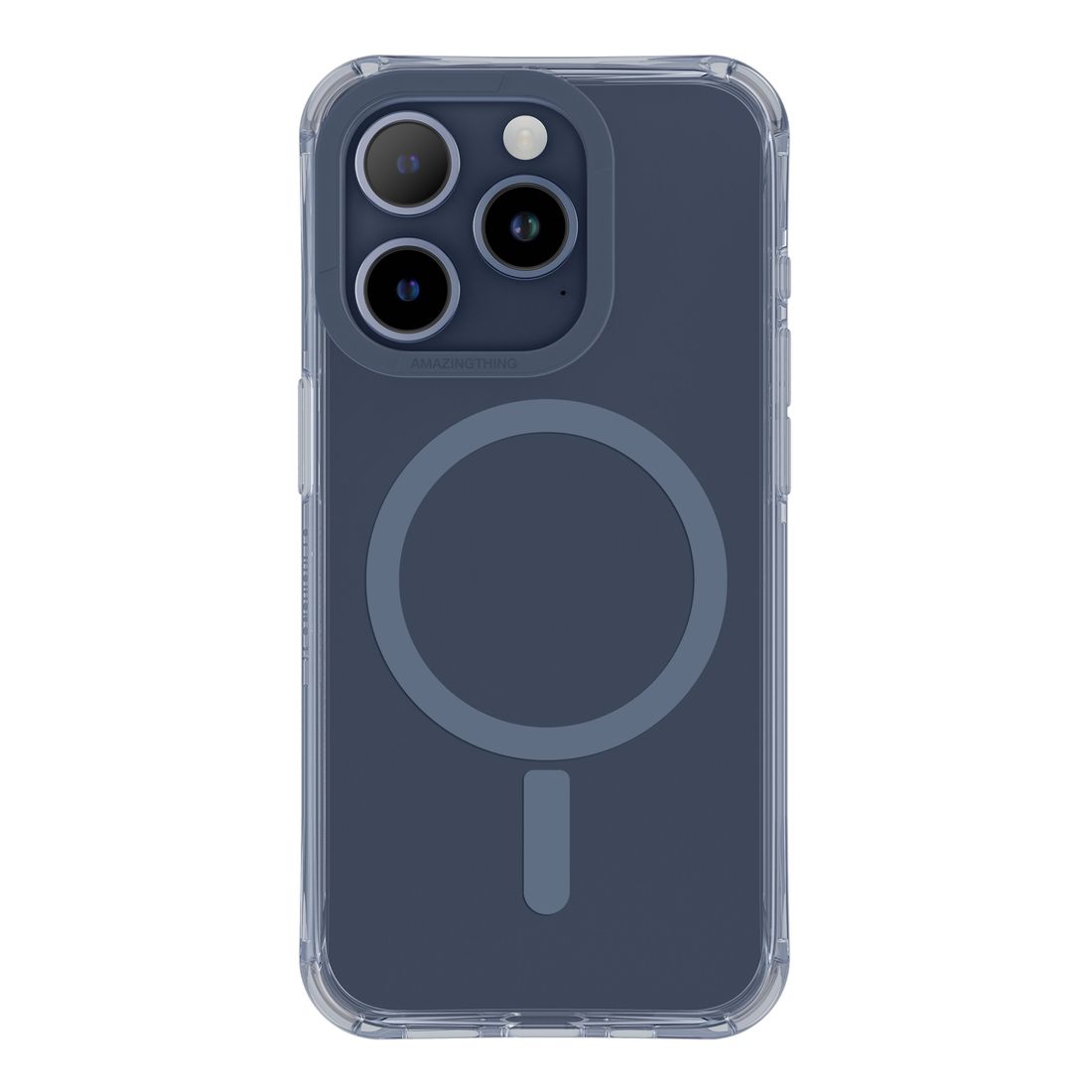 AmazingThing Titan Edge MagSafe Drop Proof Case for iPhone 15 Pro Max - Dark Blue