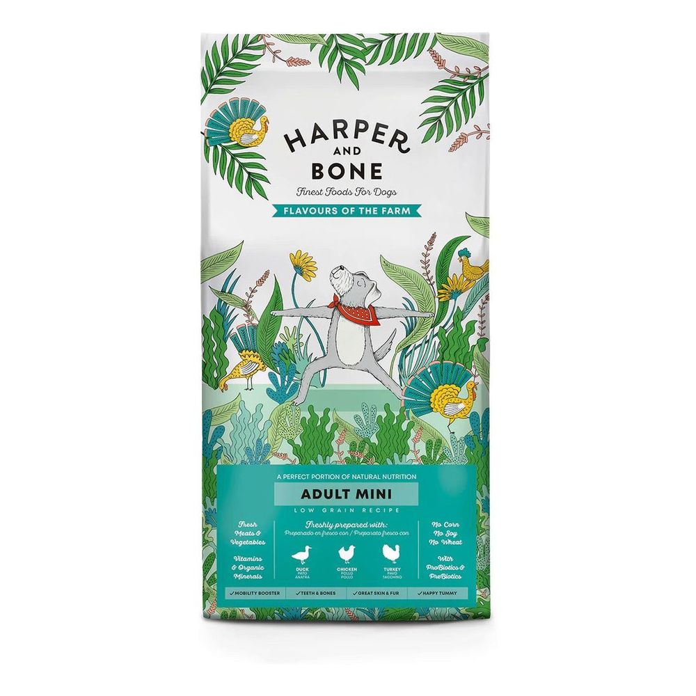 Harper & Bone Adult Dog Mini Flavours Farm - 1.5kg