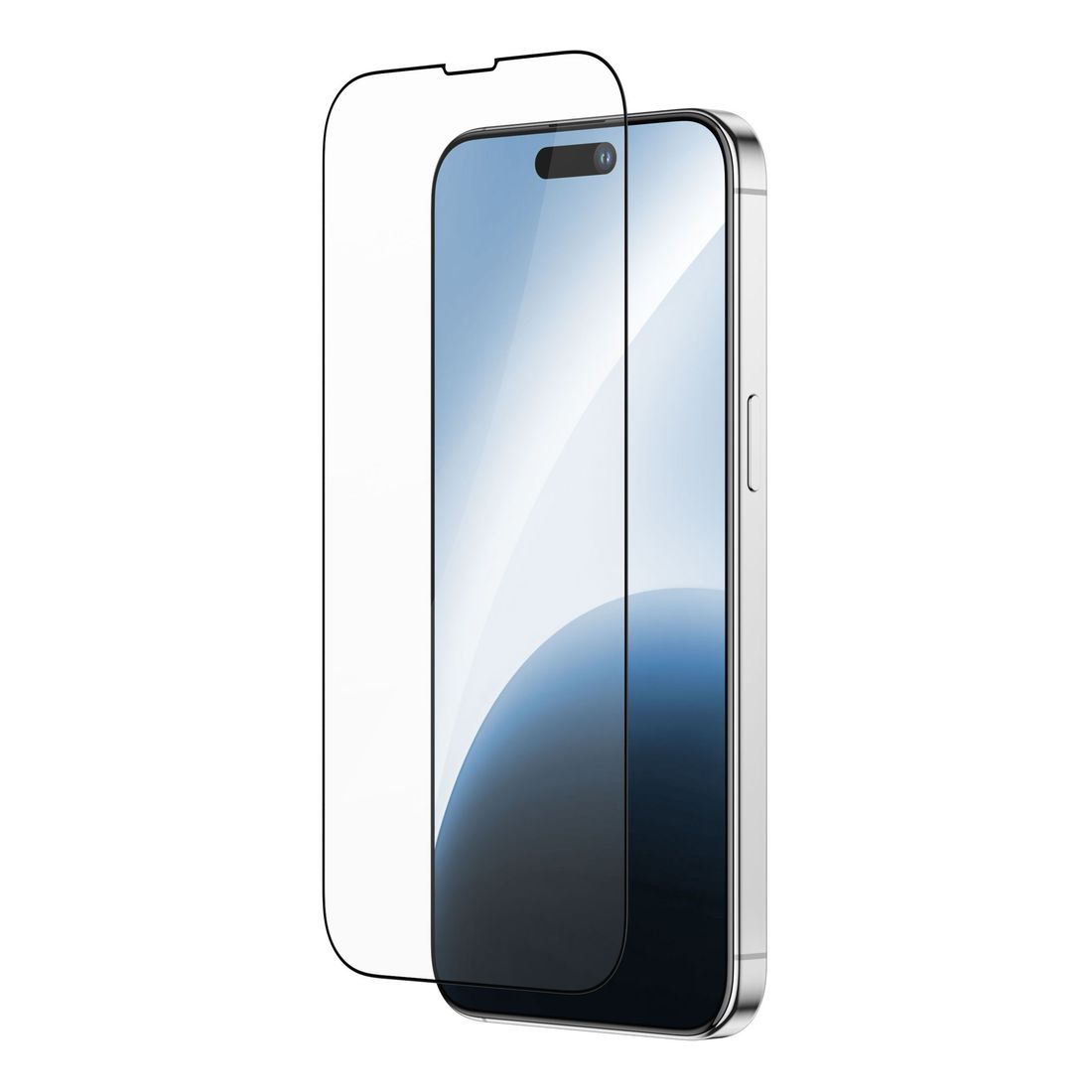 AmazingThing 3D Fully Covered Radix Glass Screen Protector for iPhone 15 Pro Max
