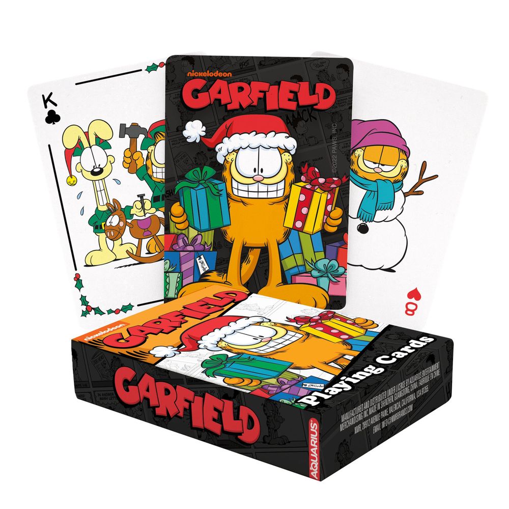 Aquarius Garfield Christmas Playing Cards