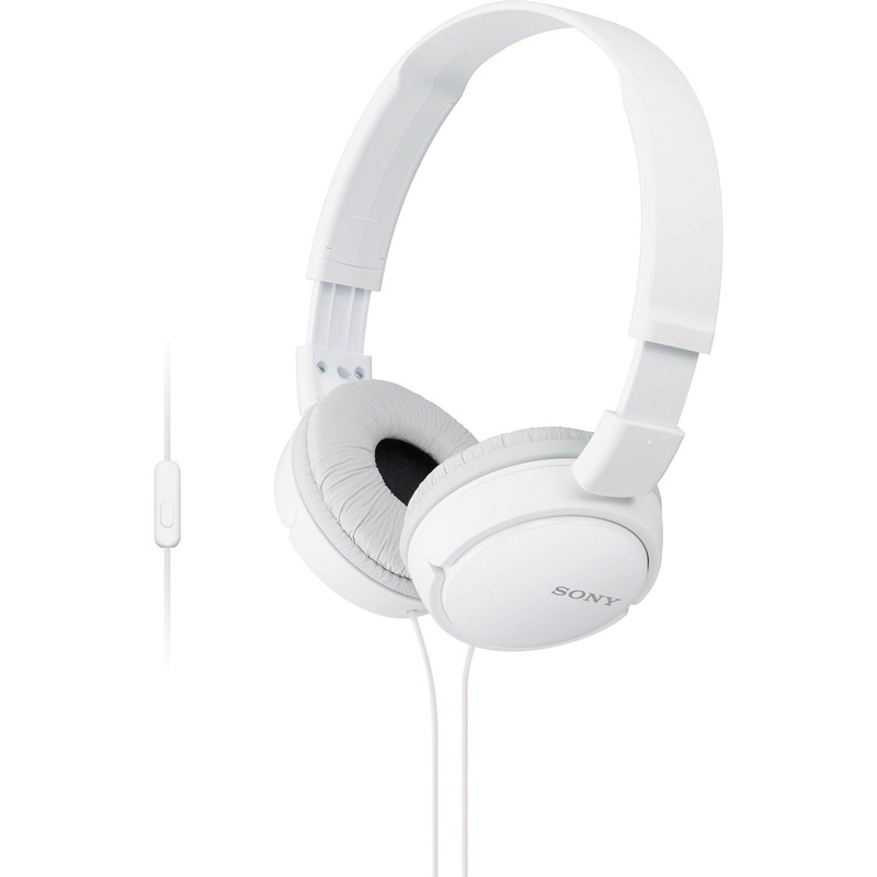 Sony Mdrzx110Ap Extra Bass with Mic White Headphones