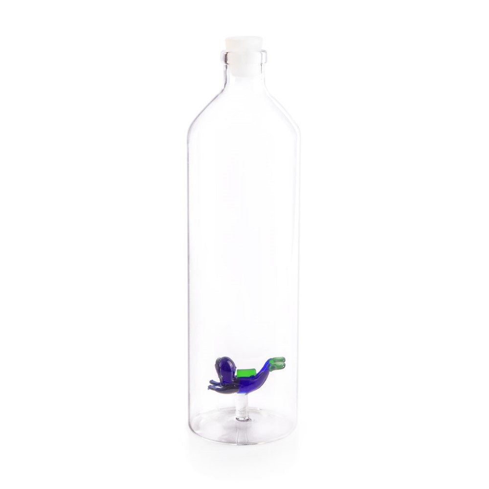 زجاجة مياه مع مجســم غواص 1.2 لتر من بالفي